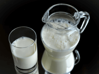 pitcher of milk