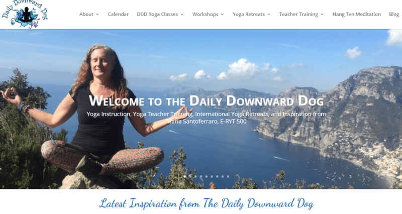 The Daily Downward Dog's yoga meditation blog