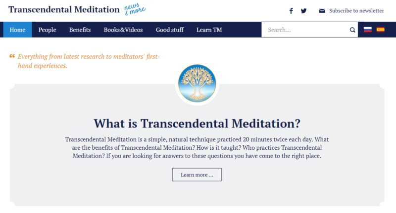 TMHome's transcendental meditation blog