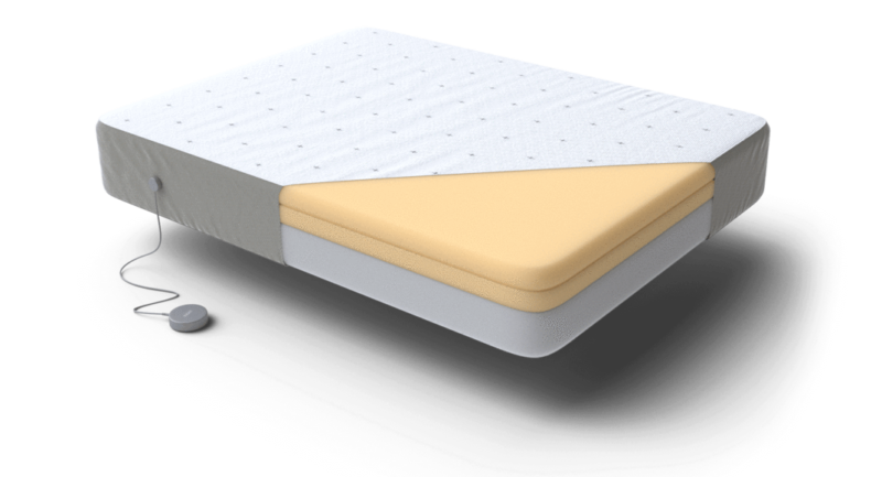 Eight Saturn+ smart mattress interior